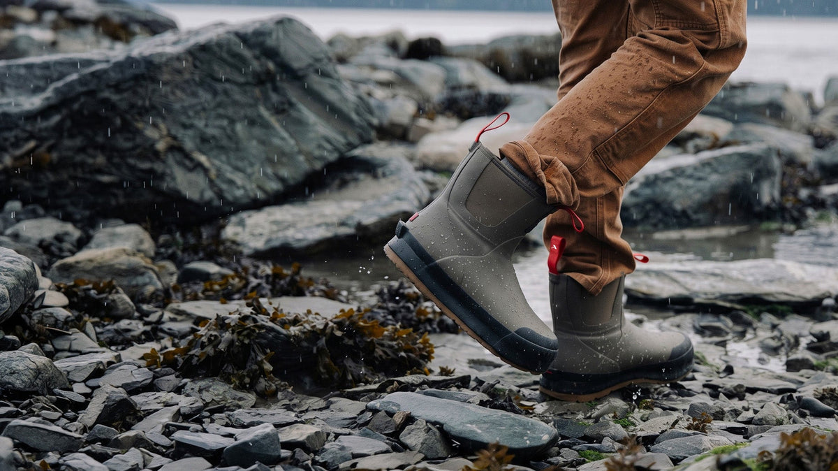 Ankle Deck Boot VBX insulated, non-slip deck boot