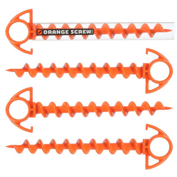 Alaska Gear Company Orange Screw Stake -