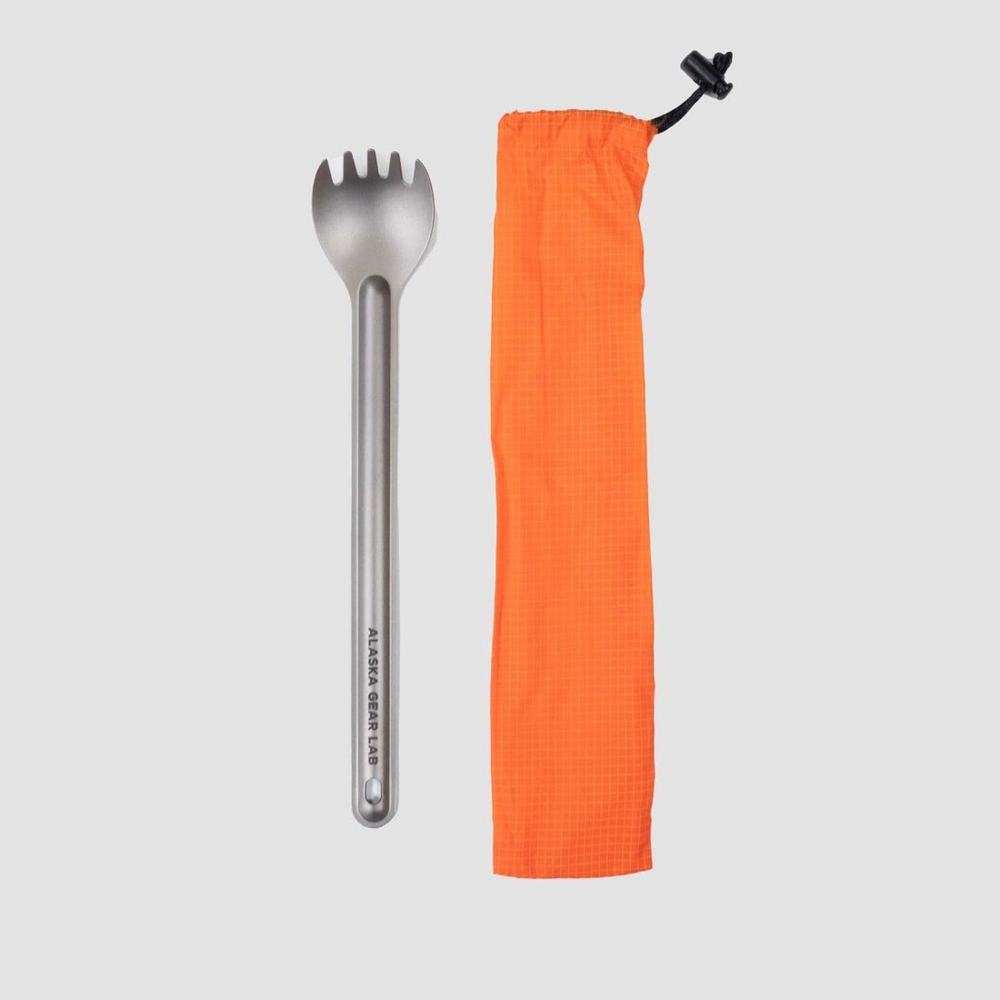 Alaska Gear Company Oversized Titanium Spork - AKGL Titanium Spork