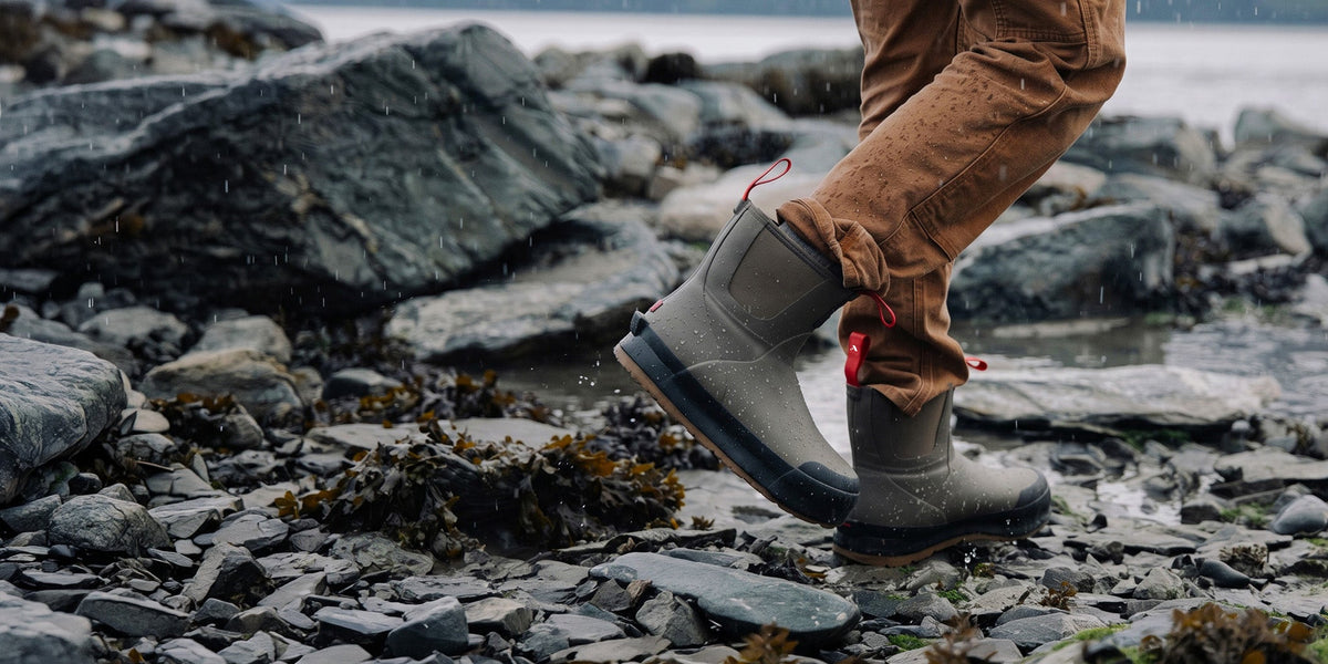 Ankle Deck Boot VBX insulated, non-slip deck boot