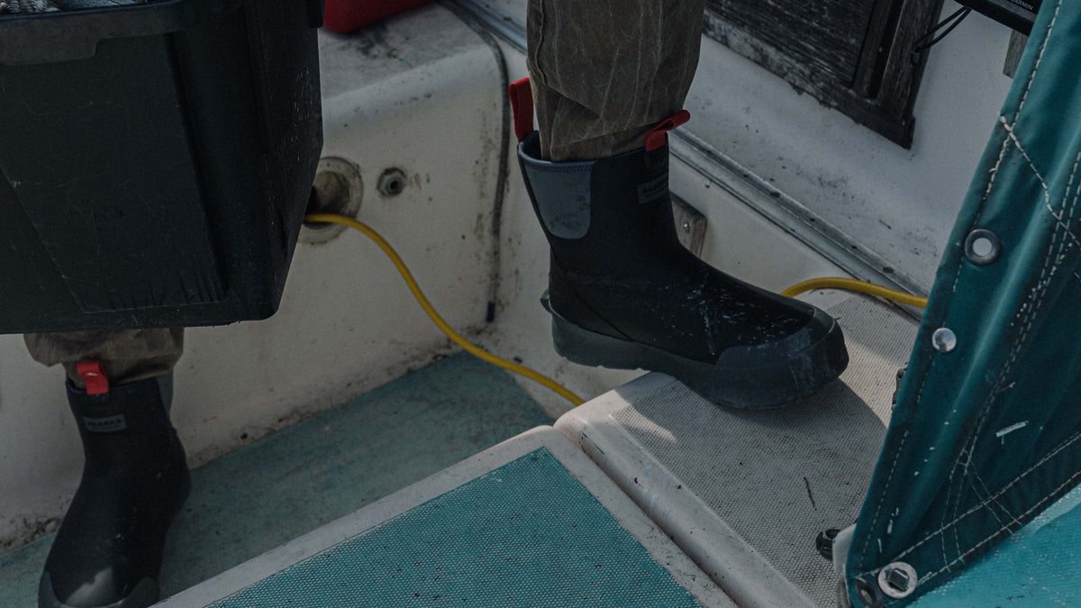 Ankle Deck Boot VBX, a waterproof pull-on deck boot