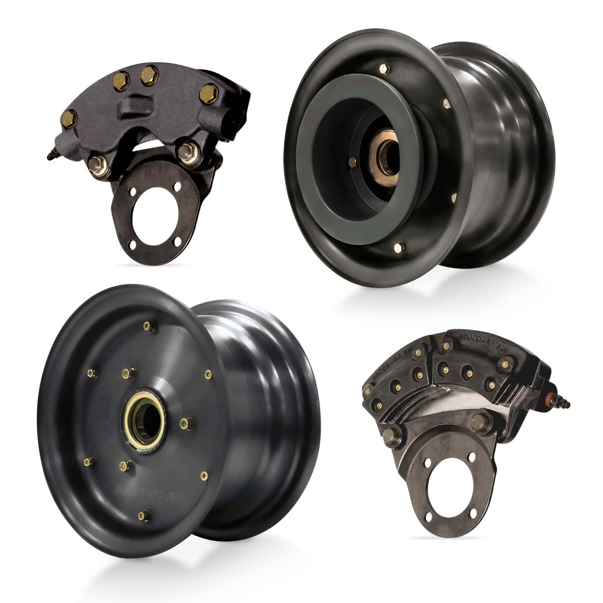 Alaska Gear Company 10x650 Wheel and Brake Package - 1.25-10650LW-wheel-brake-package