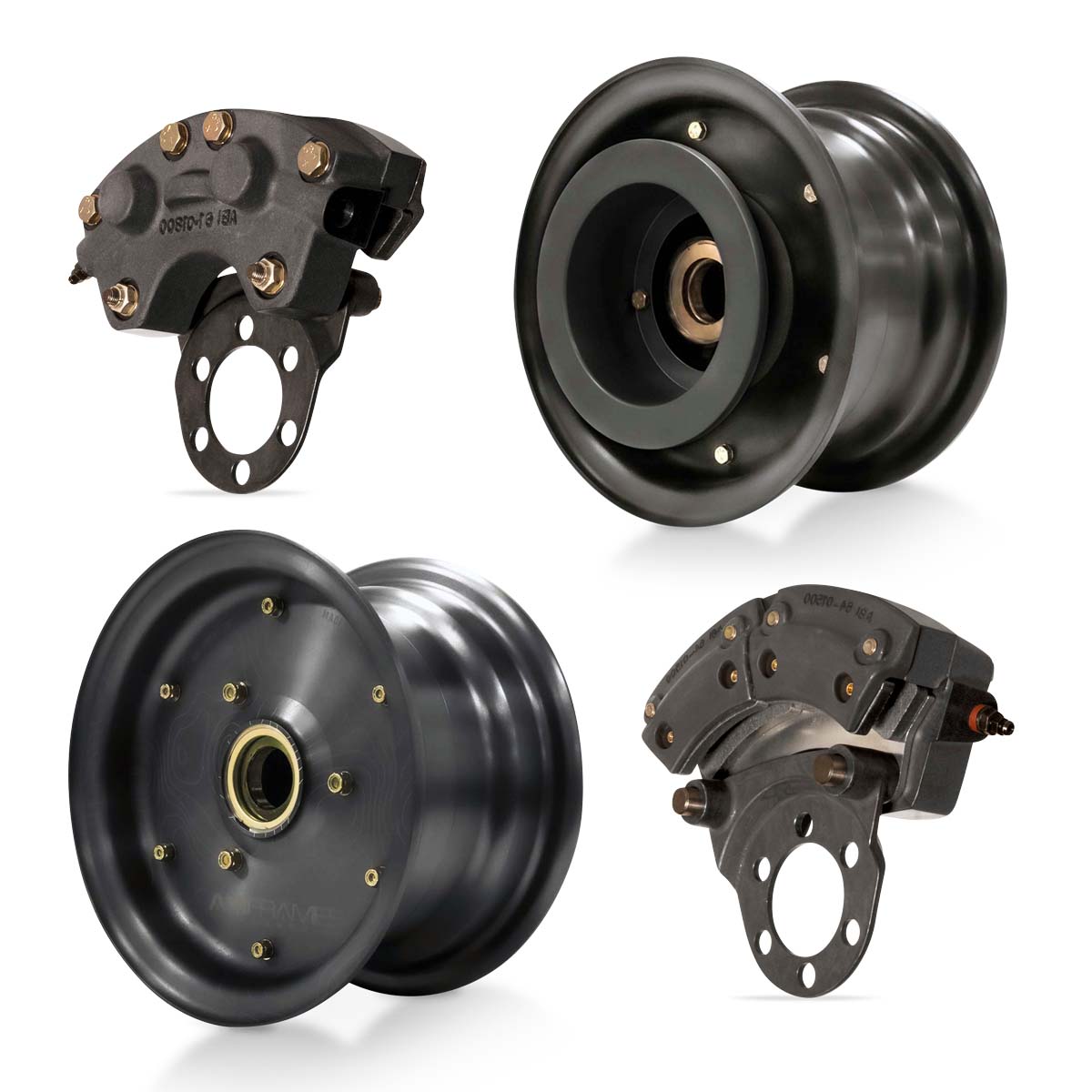Alaska Gear Company 10x650 Wheel and Brake Package - 1.5-10650LW-wheel-brake-package