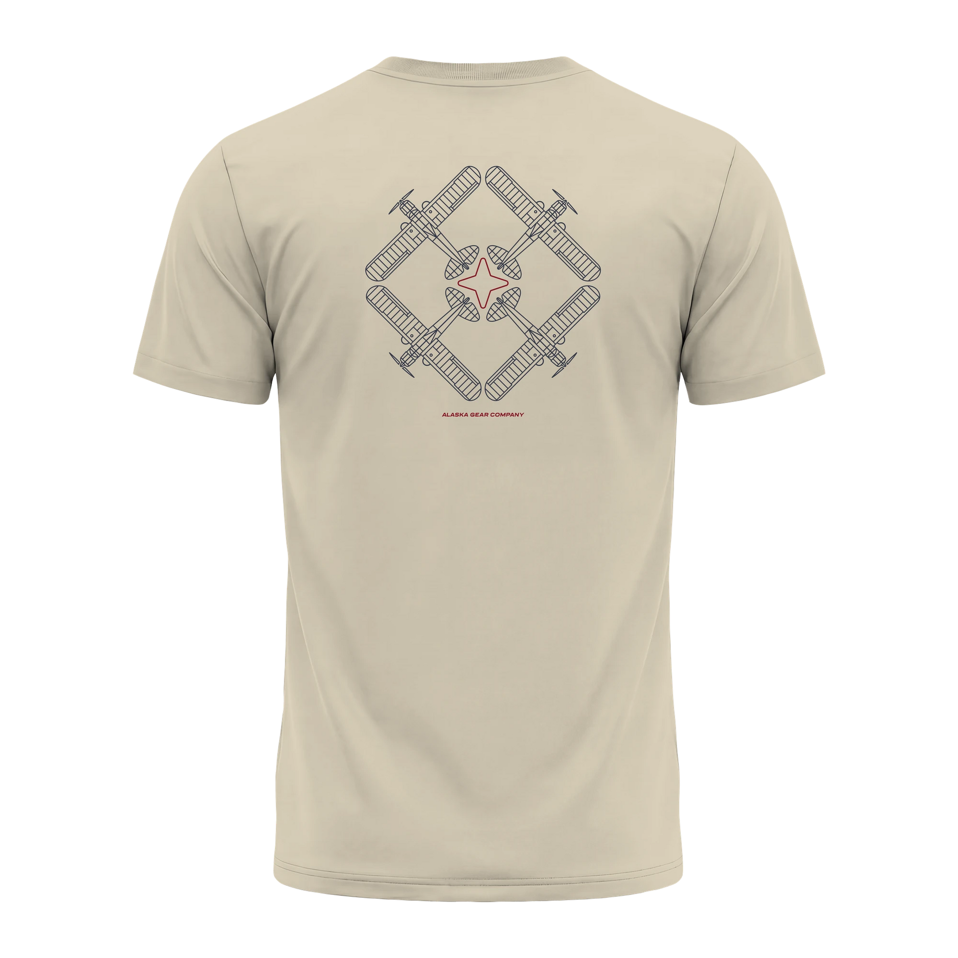 Merrill Field Tee - Natural Beige