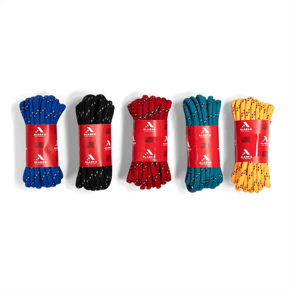 Waxed Kevlar Reflective Boot Laces