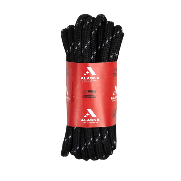 Waxed Kevlar Reflective Boot Laces