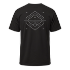 Magnetic North Tee - Shale Black, back