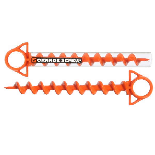 Alaska Gear Company Orange Screw Stake -