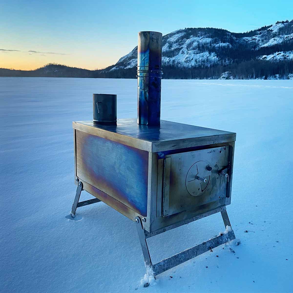 Titanium Folding Stove Kit Alaska Gear Company